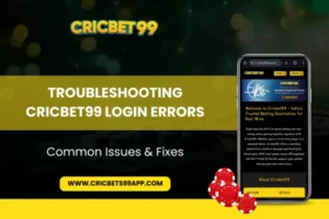 Read more about the article Troubleshooting Cricbet99 Login Errors: Common Issues & Fixes